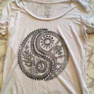 BillaBong yin yang t-shirt
